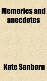 Memories and Anecdotes_cover