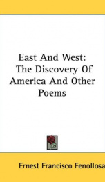 east and west the discovery of america and other poems_cover