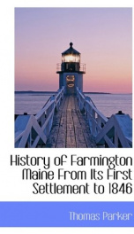 history of farmington maine from its first settlement to 1846_cover