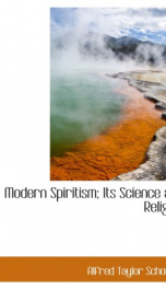 modern spiritism its science and religion_cover