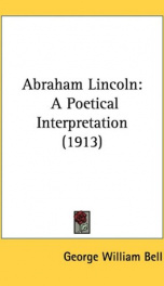 abraham lincoln a poetical interpretation_cover