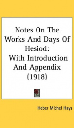 notes on the works and days of hesiod with introduction and appendix_cover