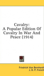 cavalry a popular edition of cavalry in war and peace_cover