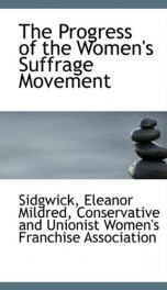 the progress of the womens suffrage movement_cover