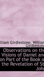 observations on the visions of daniel and on part of the book of the revelation_cover