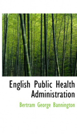 english public health administration_cover