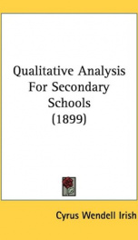 qualitative analysis for secondary schools_cover