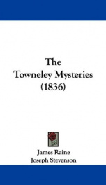 the towneley mysteries_cover