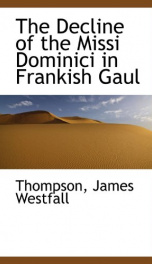 the decline of the missi dominici in frankish gaul_cover