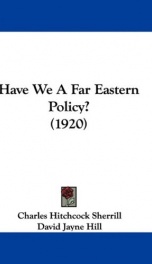 have we a far eastern policy_cover