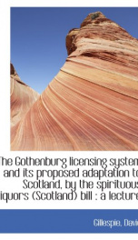 the gothenburg licensing system and its proposed adaptation to scotland by the_cover