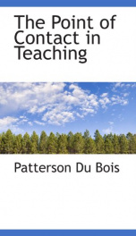 the point of contact in teaching_cover