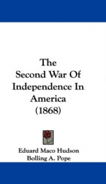 the second war of independence in america_cover