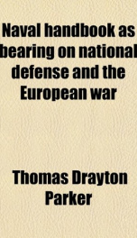 naval handbook as bearing on national defense and the european war_cover