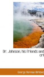 dr johnson his friends and his critics_cover