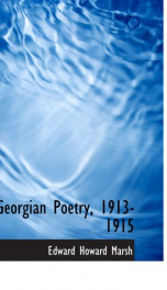 georgian poetry 1913 1915_cover
