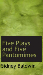 five plays and five pantomimes_cover
