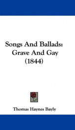 songs and ballads grave and gay_cover