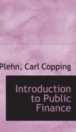 introduction to public finance_cover