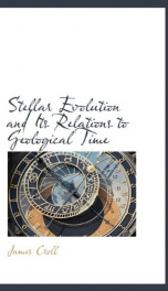 stellar evolution and its relations to geological time_cover