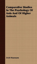 comparative studies in the psychology of ants and of higher animals_cover