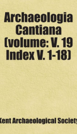 archaeologia cantiana volume v 1_cover