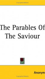 The Parables of the Saviour_cover