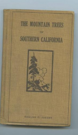 the mountain trees of southern california a simple guide book for tree lovers_cover