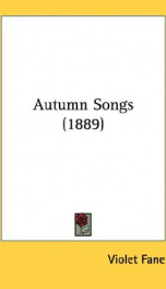autumn songs_cover