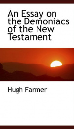 an essay on the demoniacs of the new testament_cover