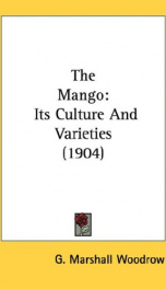 the mango its culture and varieties_cover