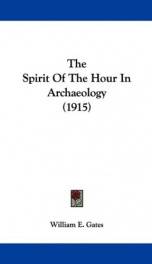 the spirit of the hour in archaeology_cover
