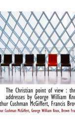 the christian point of view three addresses_cover