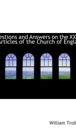 questions and answers on the xxxix articles of the church of england_cover