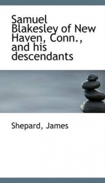 samuel blakesley of new haven conn and his descendants_cover