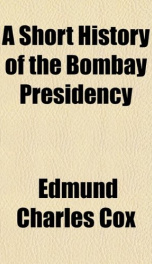 a short history of the bombay presidency_cover