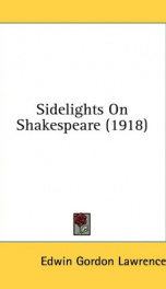 sidelights on shakespeare_cover