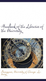 handbook of the libraries of the university_cover