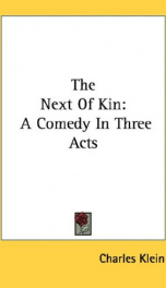 the next of kin a comedy in three acts_cover