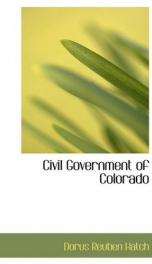 civil government of colorado_cover