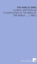 the worlds birds a simple and popular classification of the birds of the world_cover