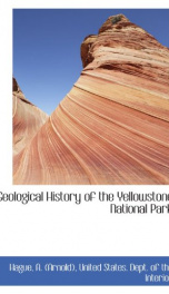geological history of the yellowstone national park_cover