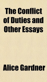 the conflict of duties and other essays_cover