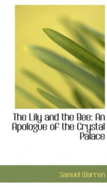 the lily and the bee an apologue of the crystal palace_cover