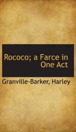 rococo a farce in one act_cover