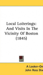 local loiterings and visits in the vicinity of boston_cover