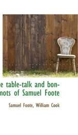 the table talk and bon mots of samuel foote_cover