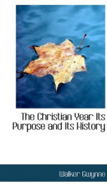 the christian year its purpose and its history_cover