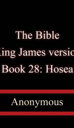 The Bible, King James version, Book 28: Hosea_cover