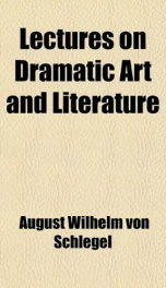 Lectures on Dramatic Art and Literature_cover